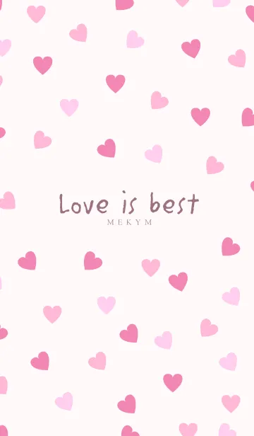 [LINE着せ替え] Love is best 9 -PINK-の画像1
