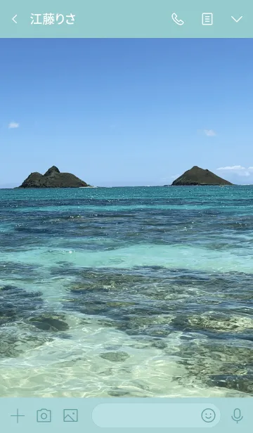 [LINE着せ替え] kailua Lanikai beach oahu 02.の画像3