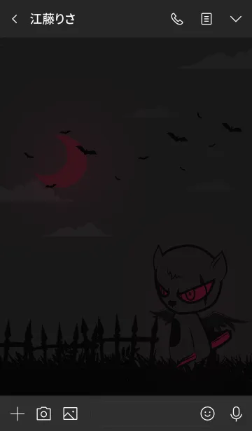 [LINE着せ替え] 暗い悪魔. ピンクのテーマ.の画像3