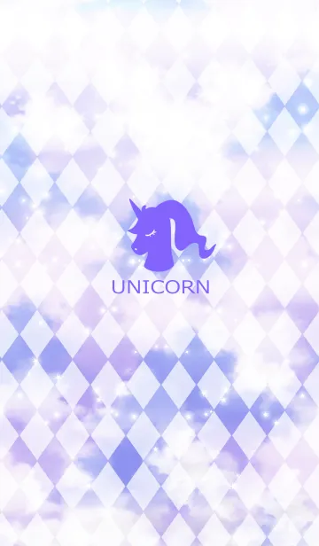 [LINE着せ替え] UNICORN -Purple-の画像1