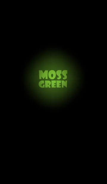 [LINE着せ替え] Moss Green in black Ver.2 (jp)の画像1