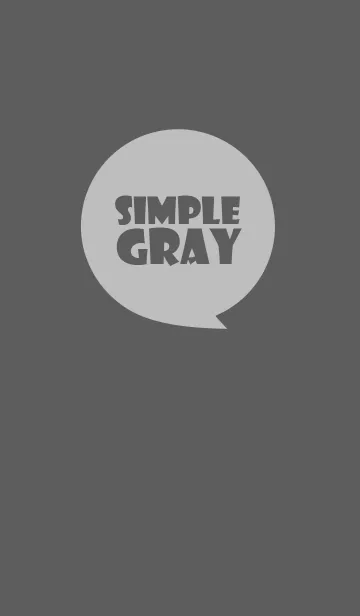 [LINE着せ替え] Gray Theme Ver.2 (jp)の画像1