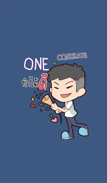 [LINE着せ替え] ONE congrats V03 eの画像1