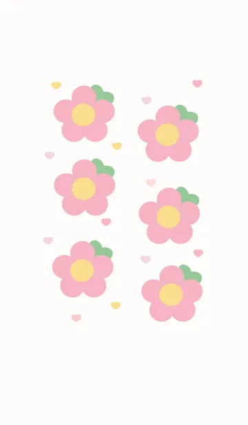 [LINE着せ替え] Lovely mini flower :)の画像1