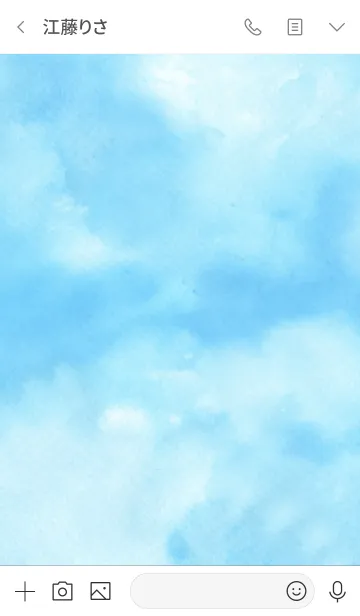 [LINE着せ替え] ふわっと青空 〜Clear blue sky〜の画像3