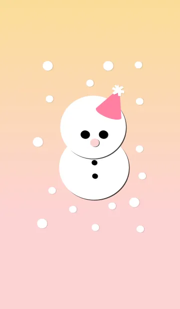 [LINE着せ替え] Cute snowman 11 ^^の画像1