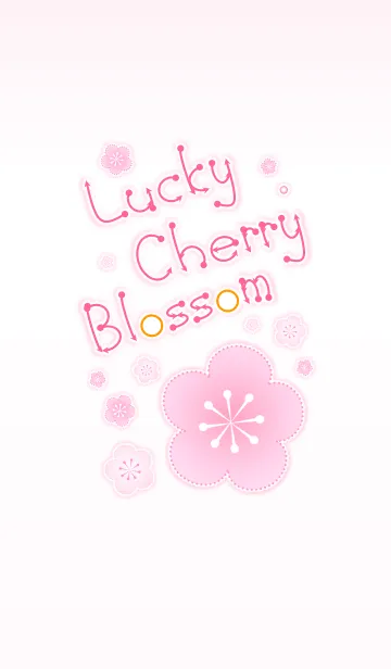 [LINE着せ替え] Lucky Cherry Blossom 2！ (Pink V.1)の画像1