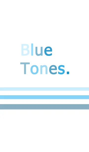 [LINE着せ替え] Blue Tones.の画像1