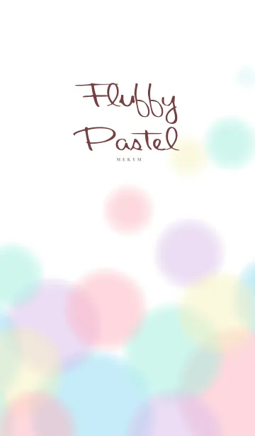 [LINE着せ替え] Fluffy Pastel 11 -Colorful-の画像1