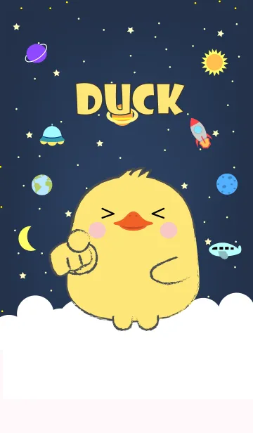 Emotions Duck On Galaxy (jp)の着せ替えメイン画像