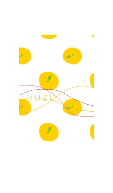 [LINE着せ替え] 柚子色の画像1