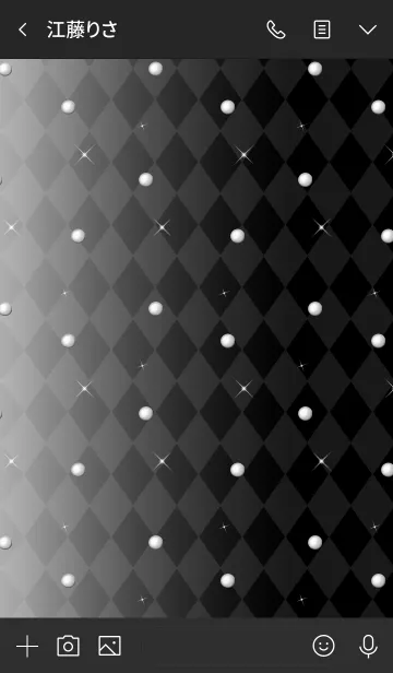 [LINE着せ替え] UNICORN -Simple pearl-の画像3