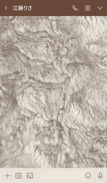 [LINE着せ替え] もふもふ-スマイル19-の画像3