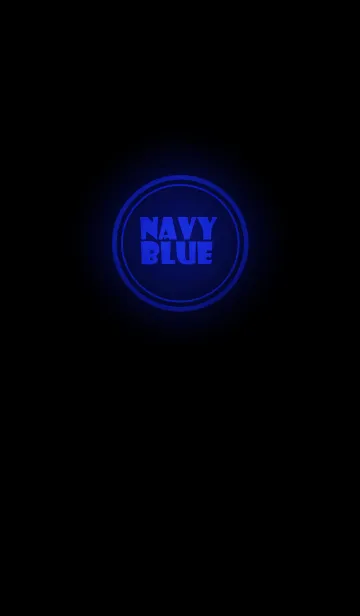 [LINE着せ替え] Navy Blue Neon Theme v.2 (jp)の画像1