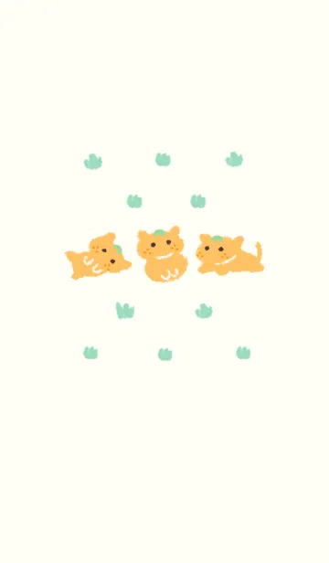 [LINE着せ替え] tangerine cat みかんねこの画像1