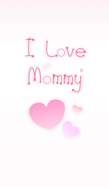 [LINE着せ替え] I Love Mommy 2！ (Pink Ver.1)の画像1