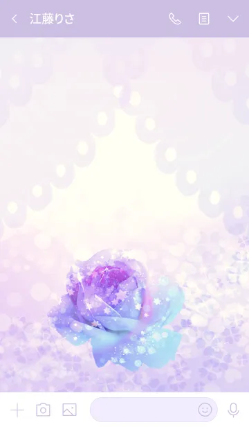 [LINE着せ替え] 気分も運気も急上昇♪幸運のバラの画像3