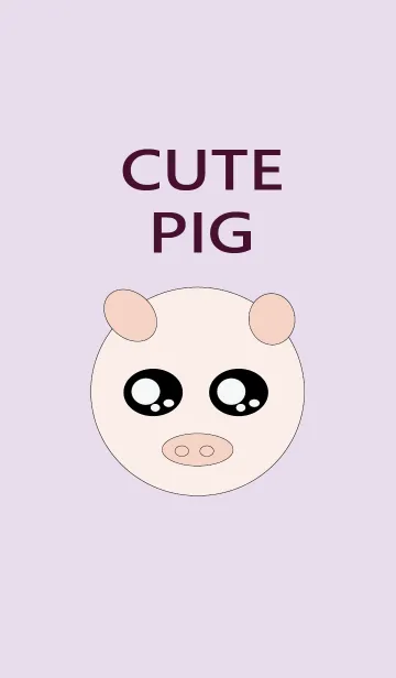 [LINE着せ替え] cute pig is coming！！の画像1