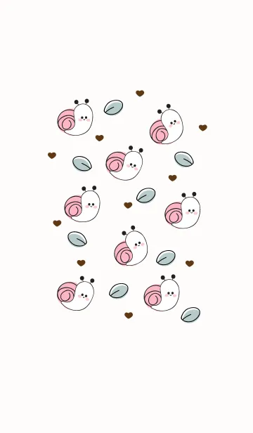 [LINE着せ替え] lovely snail 3の画像1