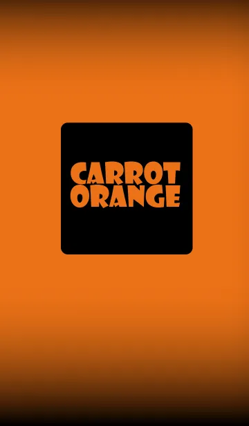 [LINE着せ替え] Carrot Orange and Black Ver.2 (jp)の画像1