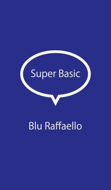 [LINE着せ替え] Super Basic Blu Raffaelloの画像1