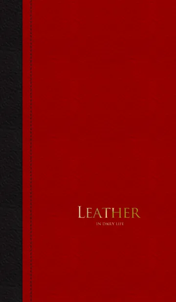 [LINE着せ替え] レザー*レッドの画像1