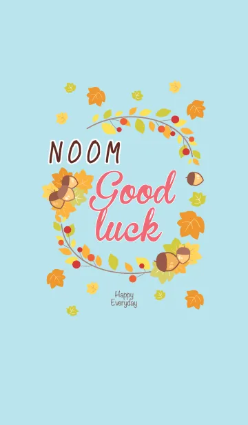 [LINE着せ替え] NOOM Happy Everyday V02 eの画像1