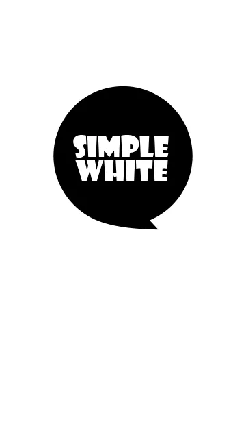 [LINE着せ替え] White Theme Ver.2 (jp)の画像1