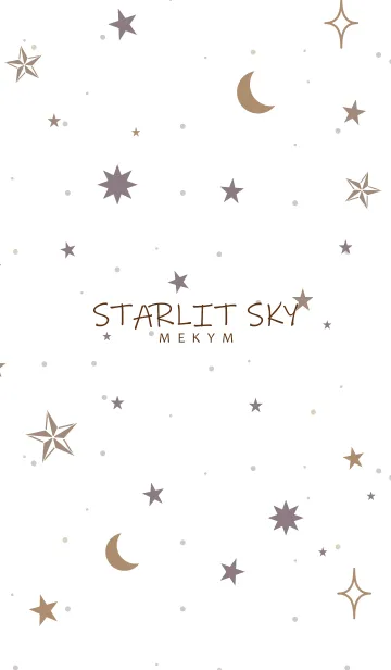 [LINE着せ替え] STARLIT SKY 9 -MEKYM-の画像1