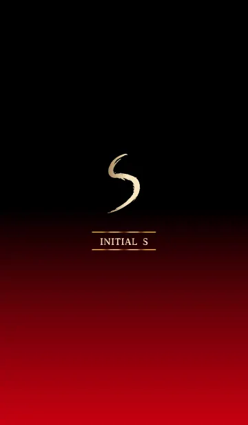 [LINE着せ替え] One initial S.の画像1