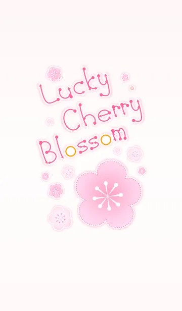 [LINE着せ替え] Lucky Cherry Blossom 2！ (Pink V.2)の画像1