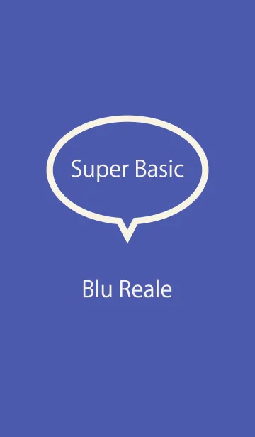 [LINE着せ替え] Super Basic Blu Realeの画像1