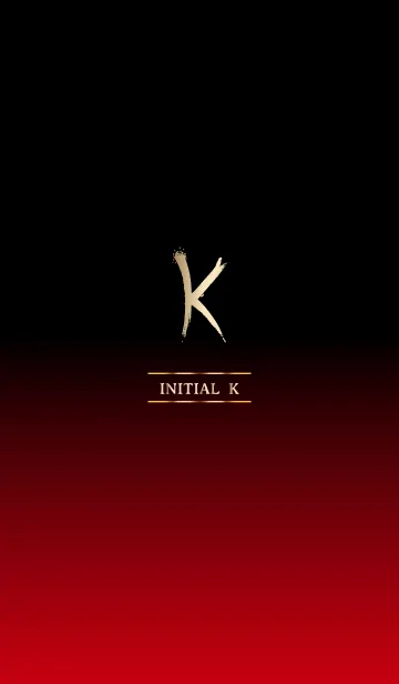 [LINE着せ替え] One initial K.の画像1