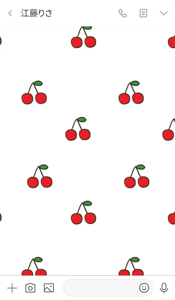 [LINE着せ替え] さくらんぼだらけ。の画像3