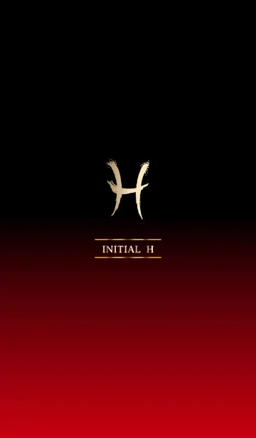 [LINE着せ替え] One initial H.の画像1