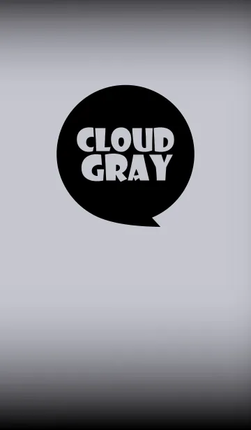 [LINE着せ替え] Cloud Gray and Black Ver.3 (jp)の画像1