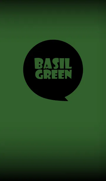 [LINE着せ替え] Basil Green and Black Ver.3 (jp)の画像1