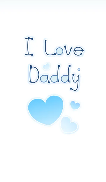 [LINE着せ替え] I Love Daddy 2！ (White Ver.4)の画像1