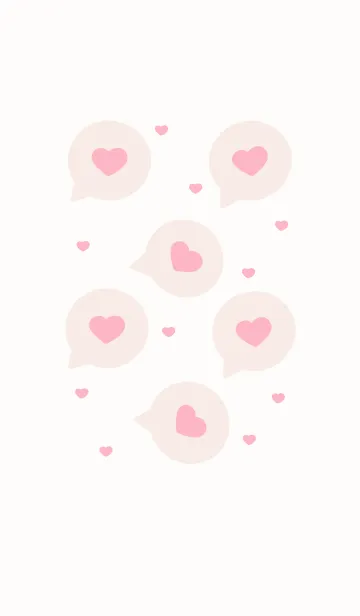 [LINE着せ替え] lovely mini heart 4の画像1