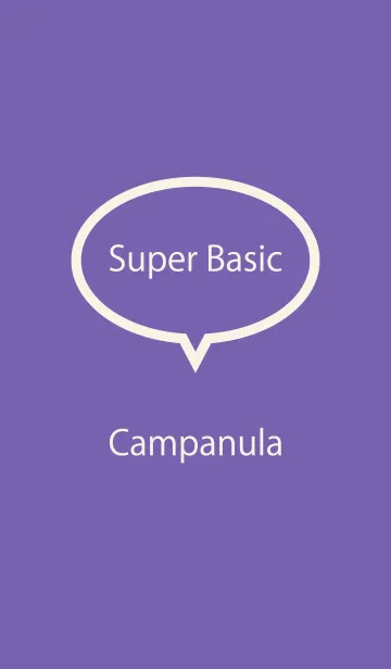 [LINE着せ替え] Super Basic Campanulaの画像1