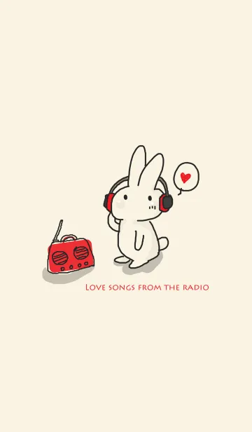 [LINE着せ替え] ラジオからラブソングの画像1