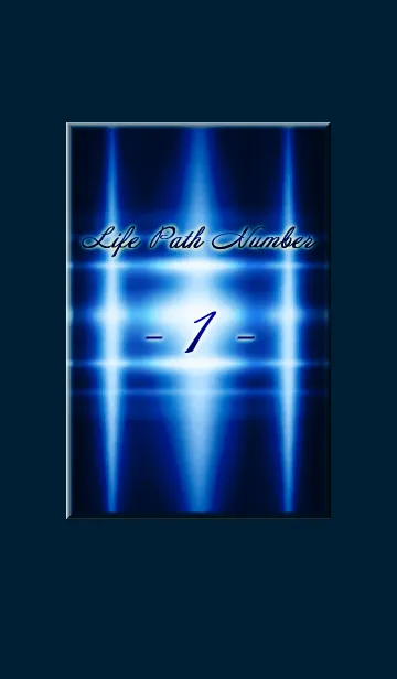 [LINE着せ替え] Life Path Numbers -1-Blueの画像1