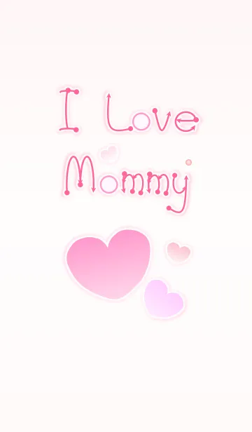 [LINE着せ替え] I Love Mommy 2！ (Pink Ver.2)の画像1