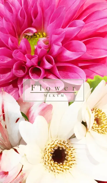 [LINE着せ替え] Flower Flower -MEKYM- 2の画像1