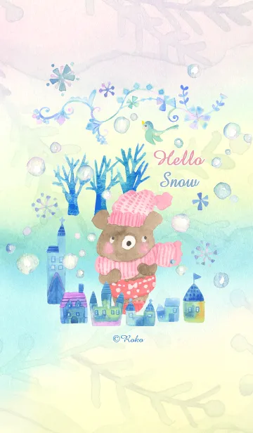 [LINE着せ替え] Hello Snowの画像1