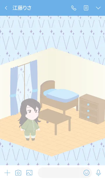 [LINE着せ替え] おはだくえすときせかえ - ベタベタさんの画像3