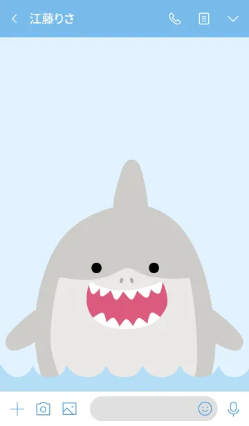 [LINE着せ替え] Animal Portrait - The Sharkの画像3