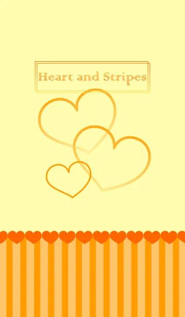 [LINE着せ替え] heart and stripes 2 JPの画像1