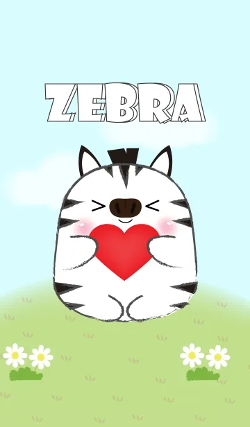[LINE着せ替え] My Fat Cute Zebra Theme (jp)の画像1
