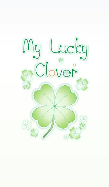 [LINE着せ替え] My Lucky Clover 2！ (White V.1)の画像1